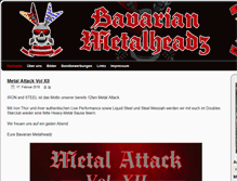 Tablet Screenshot of bavarian-metalheadz.de